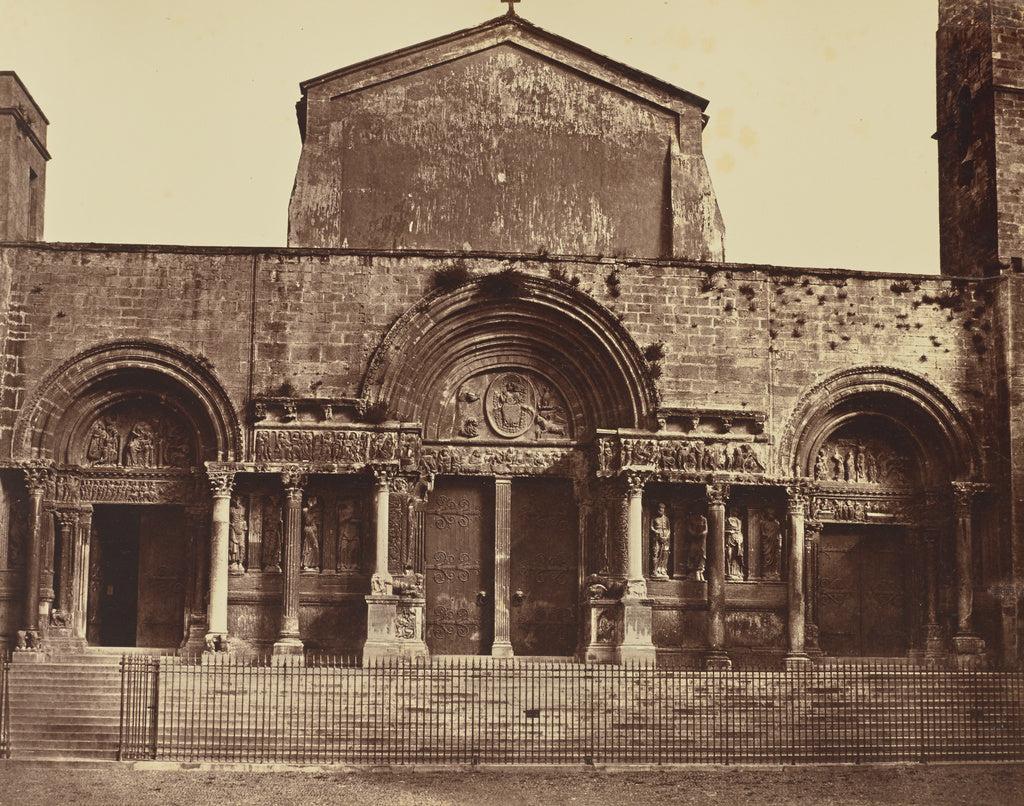 edouard Baldus:St. Gilles., Poster Print Wall Art