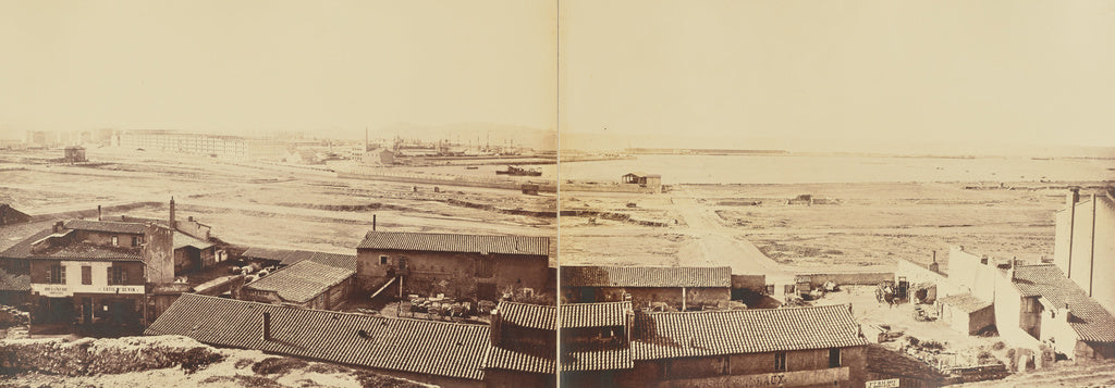 edouard Baldus:Marseille., Poster Print Wall Art