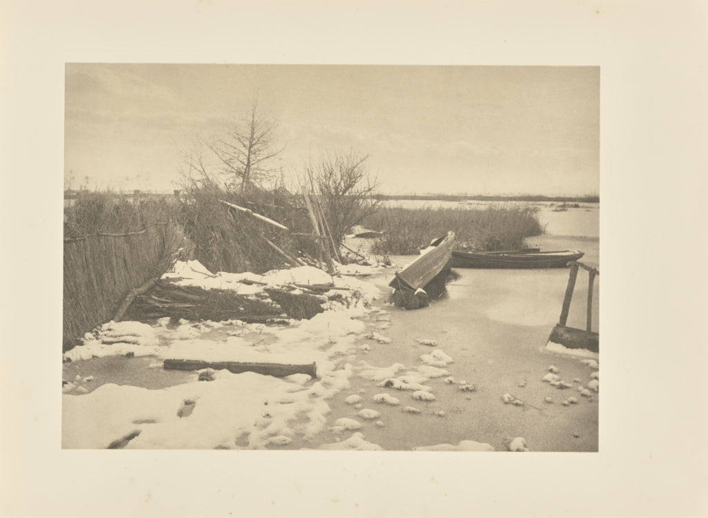 Peter Henry Emerson:The First Frost, Poster Print Wall Art