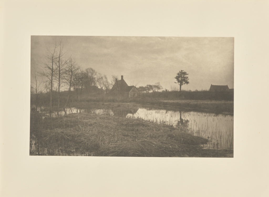 Peter Henry Emerson:Evening, Poster Print Wall Art