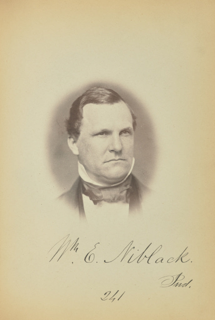 James Earle McClees:William E. Niblack, Poster Print Wall Art