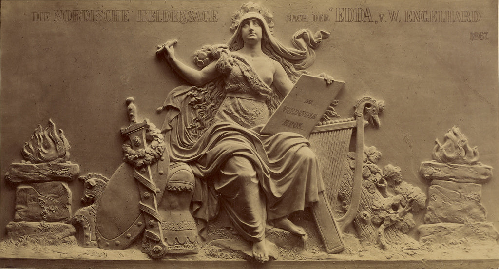 Ernst Alpers:Saga, the Heroic Muse of the North, Poster Print Wall Art