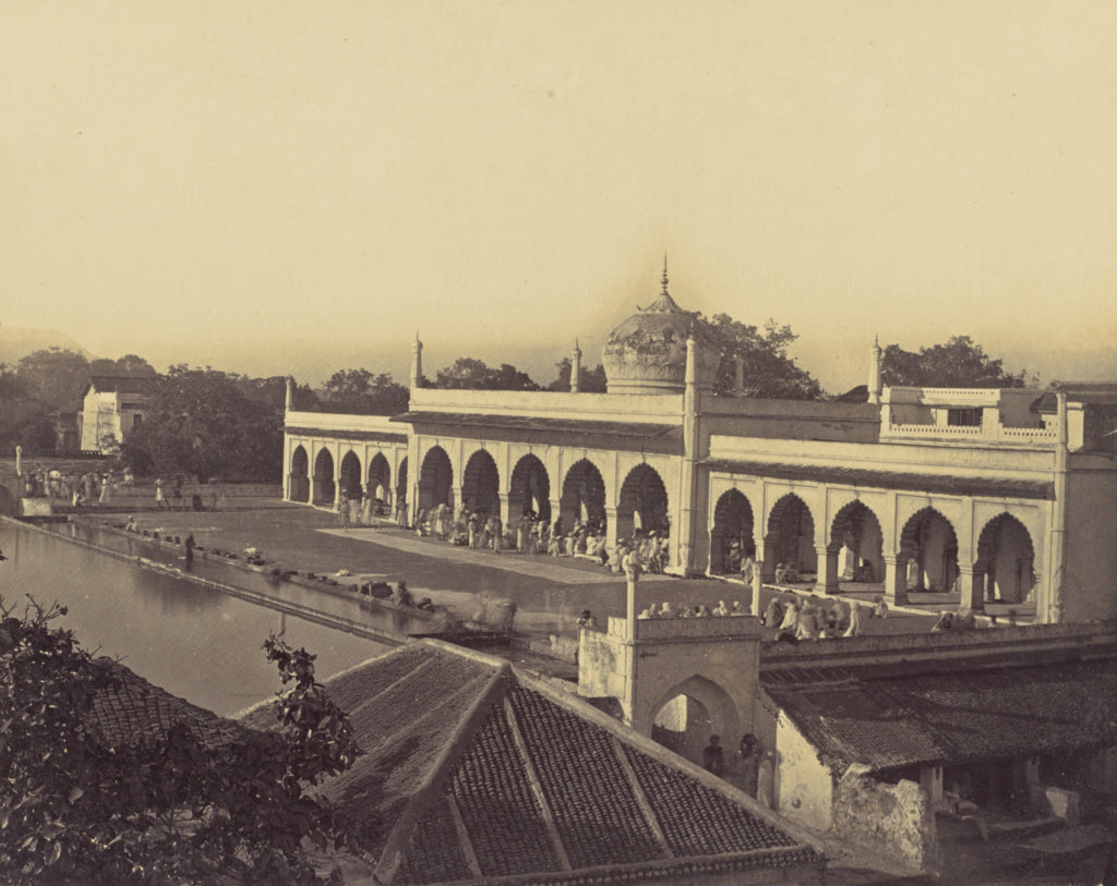 Unknown maker:Shah Gungh Musjid. Aurungabad, Poster Print Wall Art