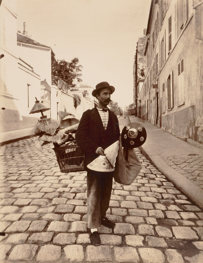 Eugène Atget:Marchand d'Abat-Jours, Poster Print Wall Art