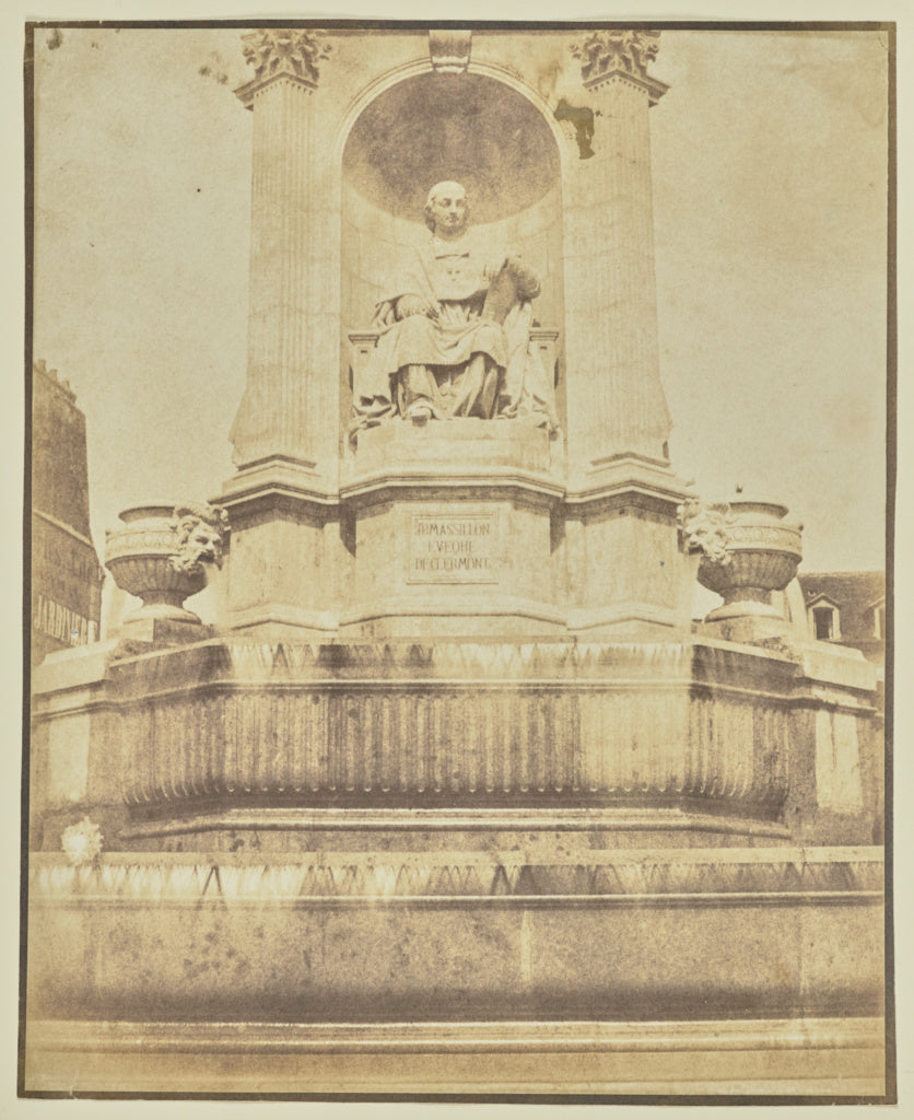 Hippolyte Bayard:[La Fontaine des Quatre Evêques: Massilon,, Poster Print Wall Art