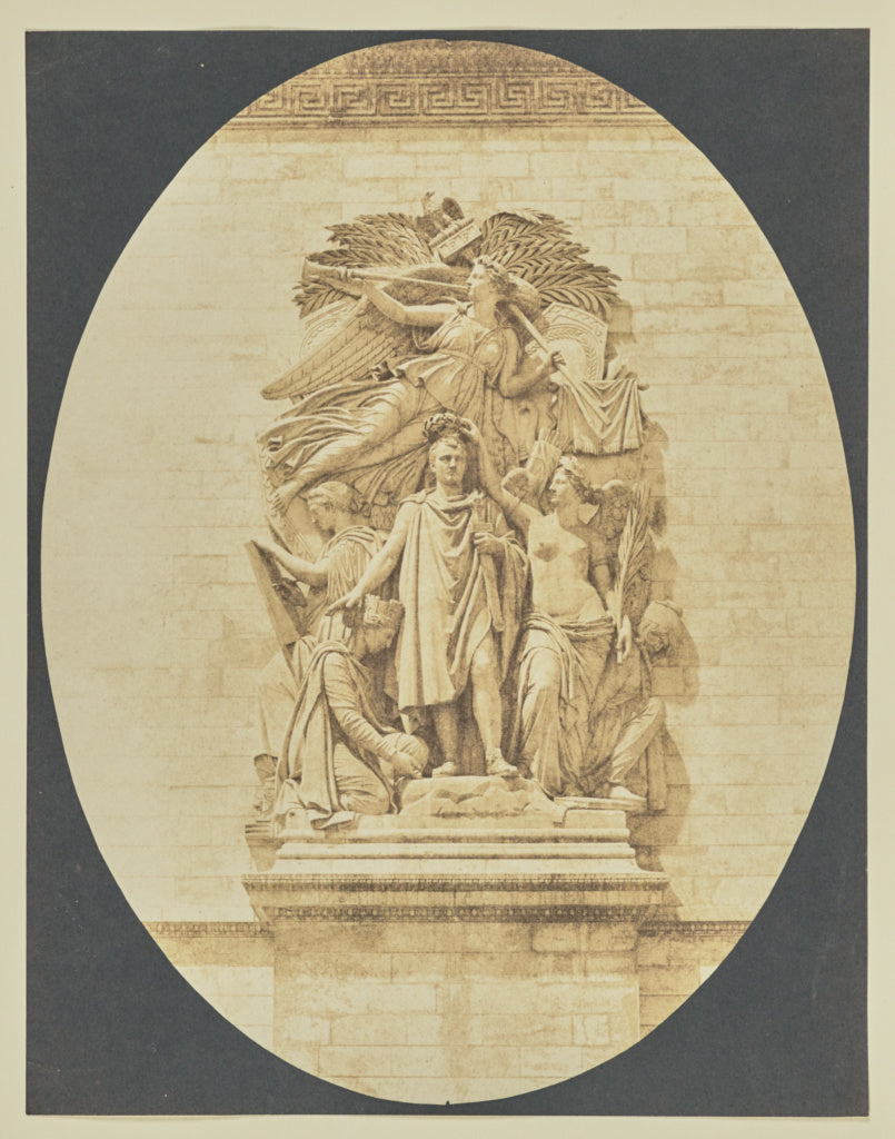 Hippolyte Bayard:[Detail of "Le Triomphe de 1810", Arc de Tr, Poster Print Wall Art
