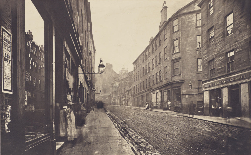 Thomas Annan:Head of High Street., Poster Print Wall Art