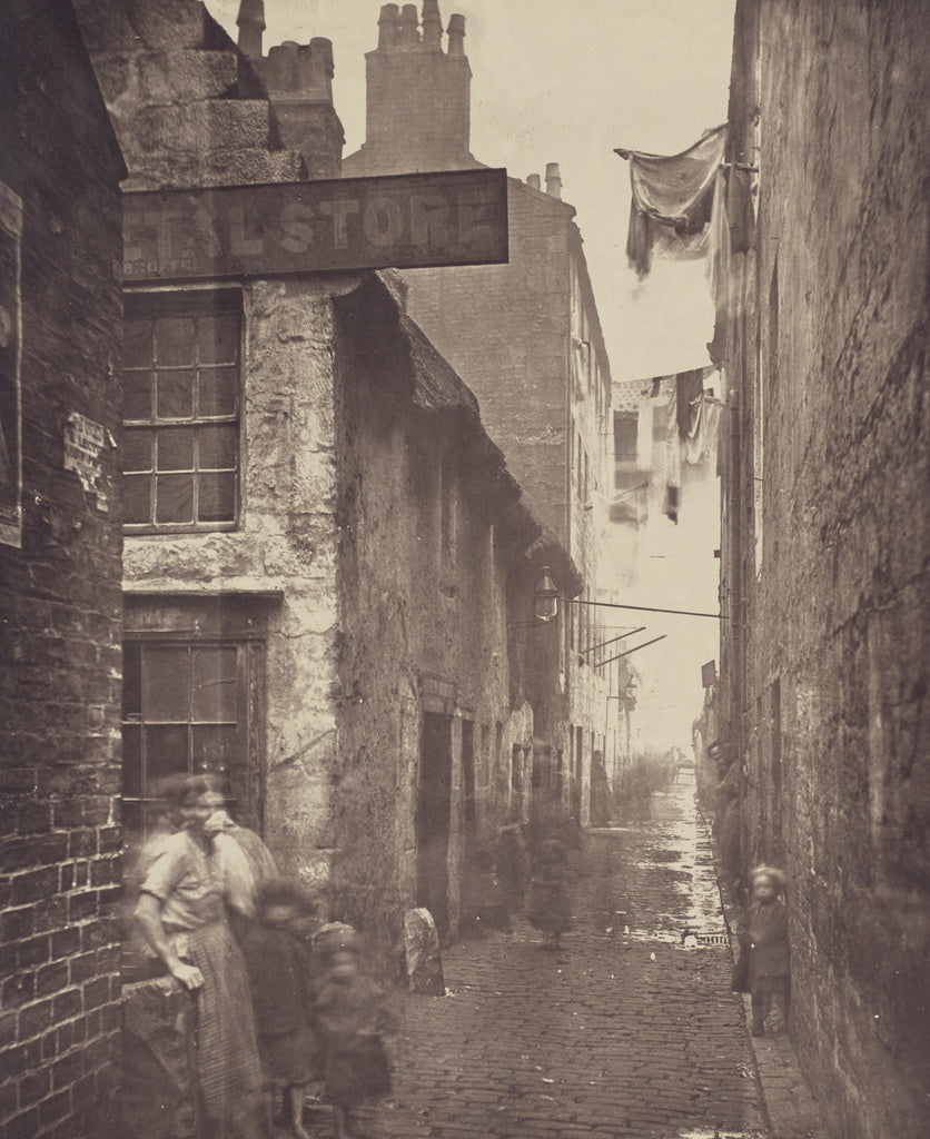 Thomas Annan:Old Vennel, off High Street., Poster Print Wall Art
