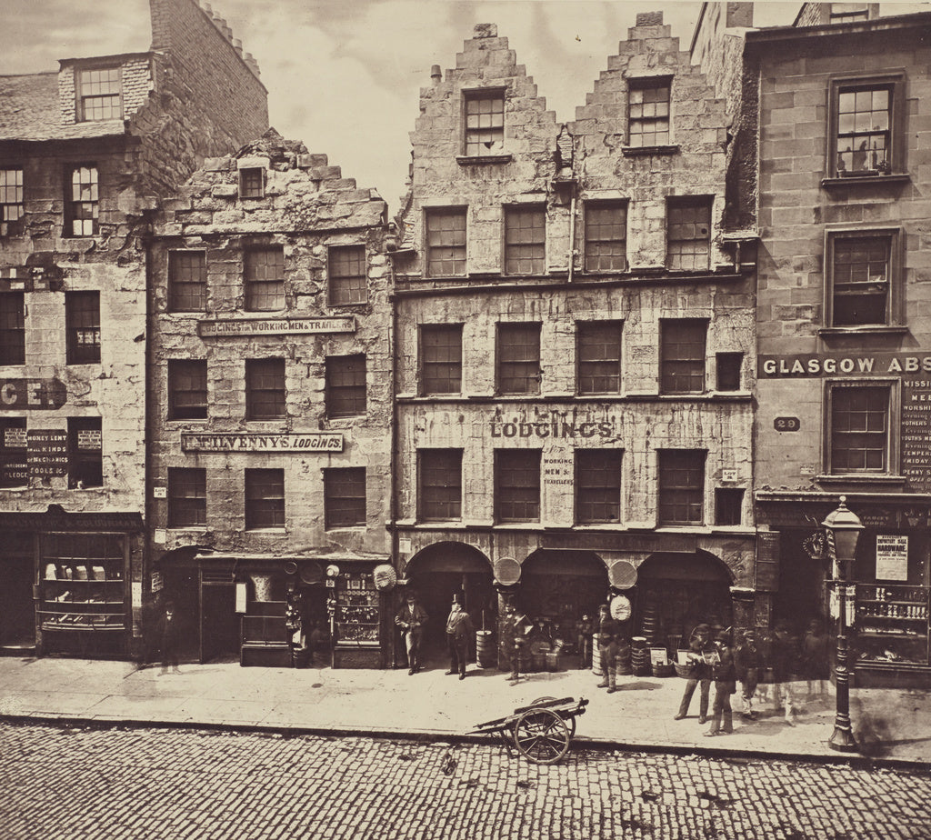 Thomas Annan:Old Building, High Street., Poster Print Wall Art