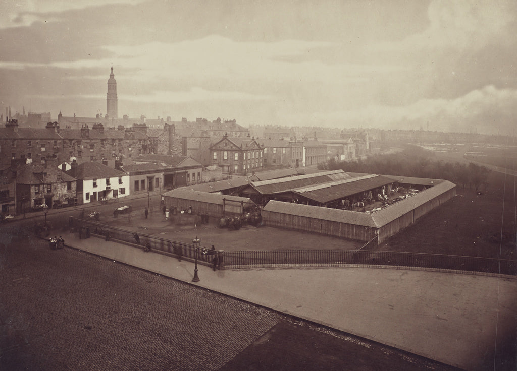 Thomas Annan:Clothes Market, foot of Saltmarket., Poster Print Wall Art