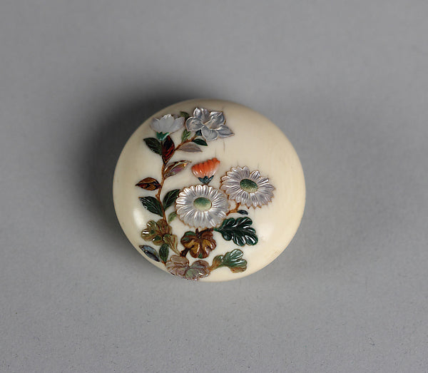 Netsuke of Assorted Flowers 19th cent, Poster Print