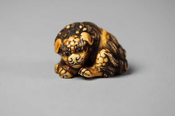 Netsuke of a Karashishi late 18th–early 19th cent, Poster Print
