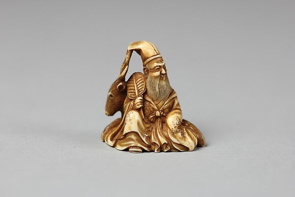 Netsuke of Fukurokojin 19th cent, Poster Print