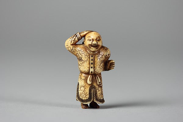 Netsuke of Man 19th cent, Poster Print