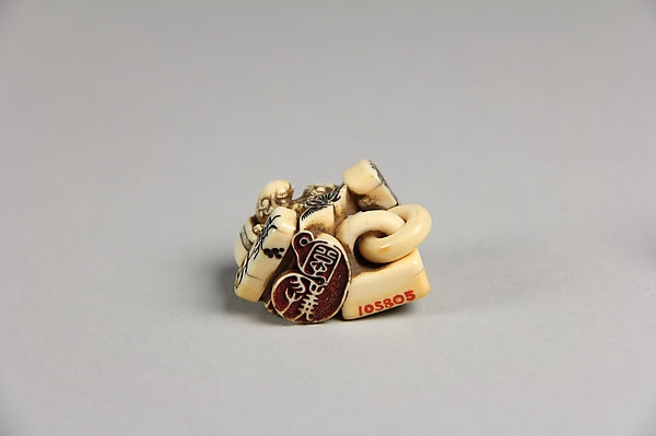 Netsuke of Group of Seals 19th cent, Poster Print