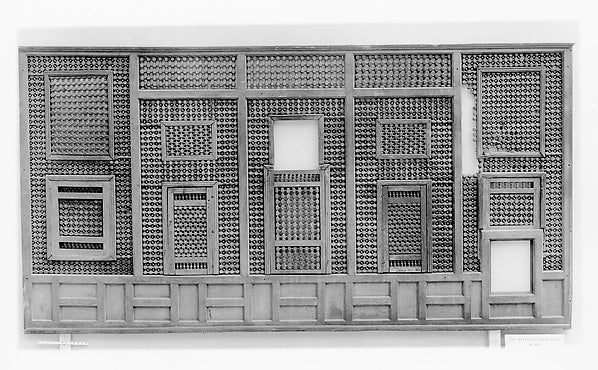 :Mashrabiyya Screen 15th–16th century-16x12"(A3) Poster