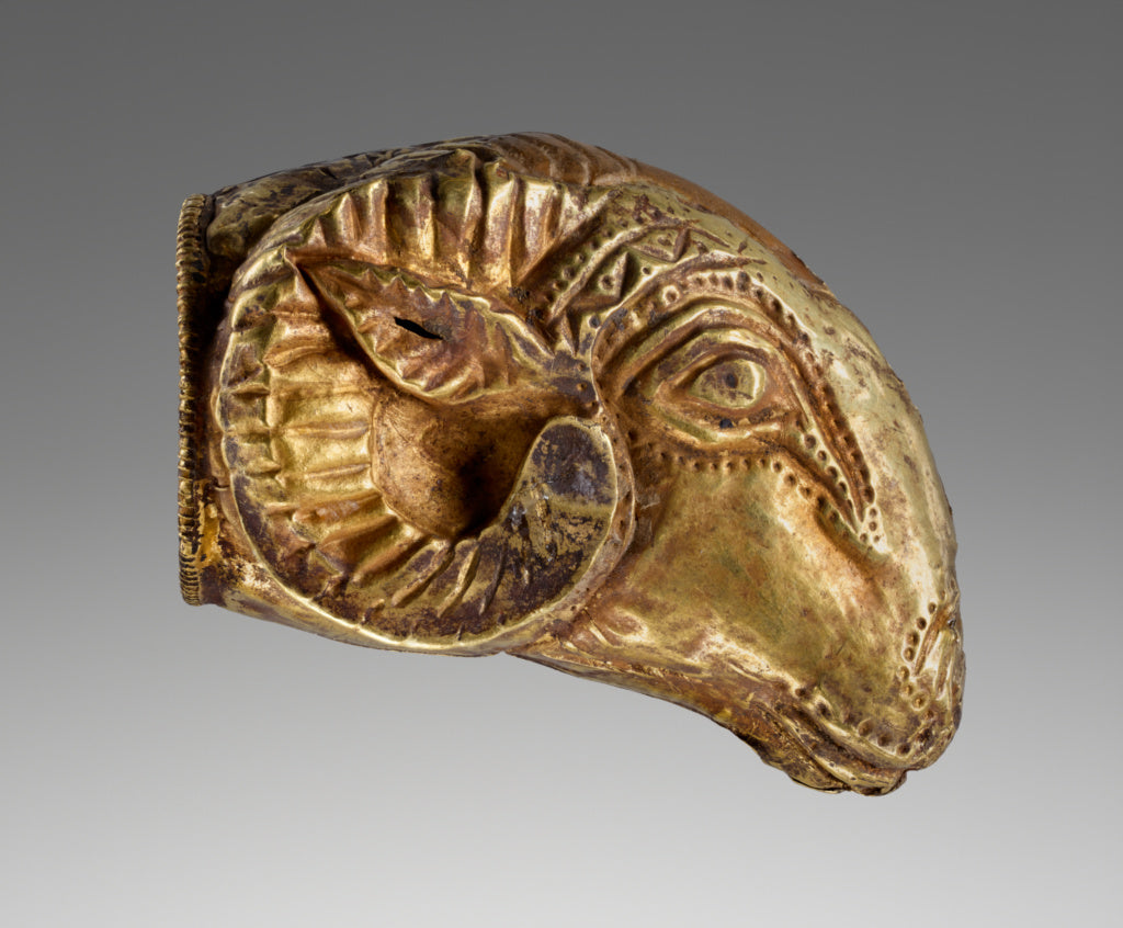 Unknown:Ram's Head Finial, Poster Print Wall Art
