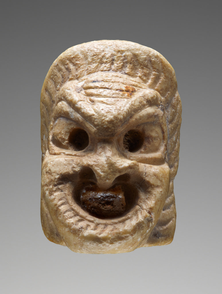 Unknown:Miniature Theatrical Mask, Poster Print Wall Art
