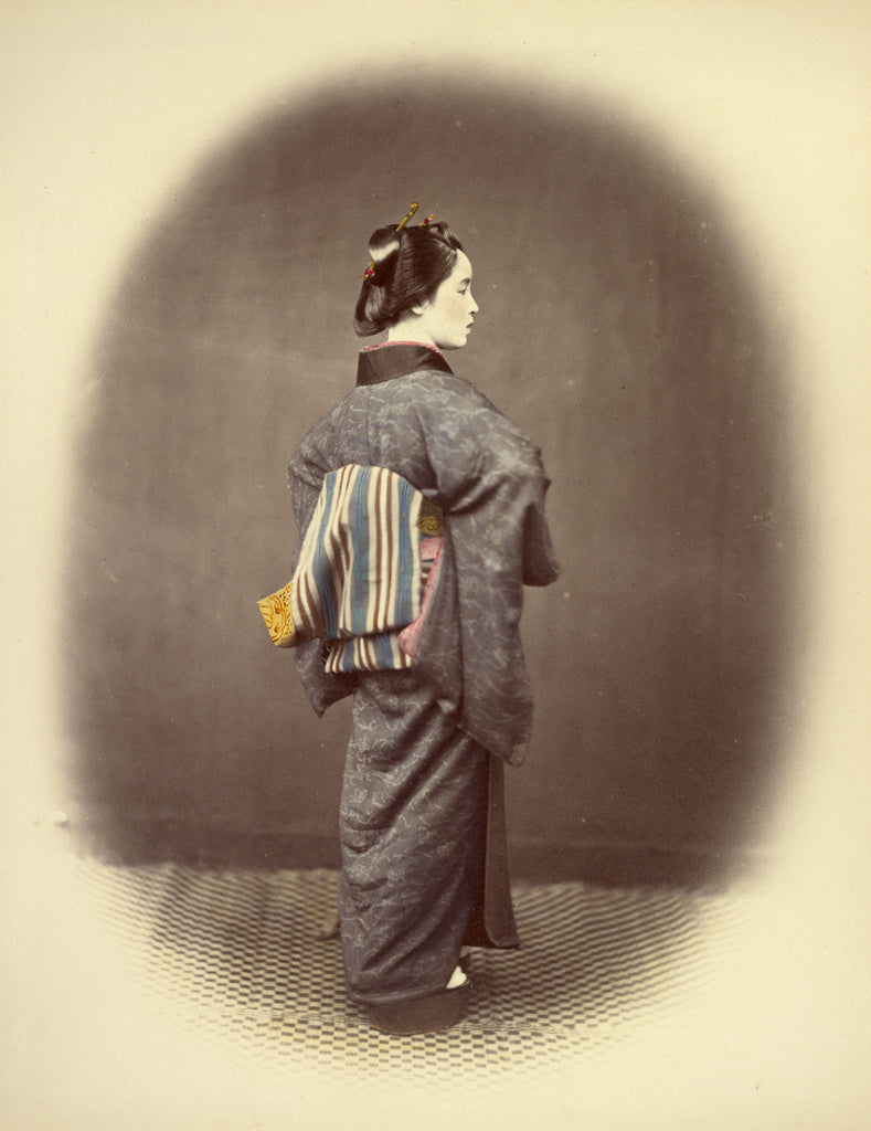 Felice Beato:Aristocratic Young Lady, Poster Print Wall Art