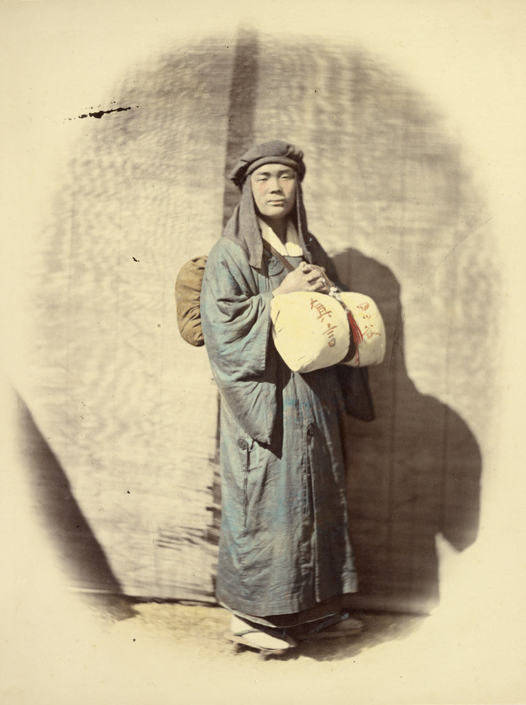 Felice Beato:Priest Traveling, Poster Print Wall Art