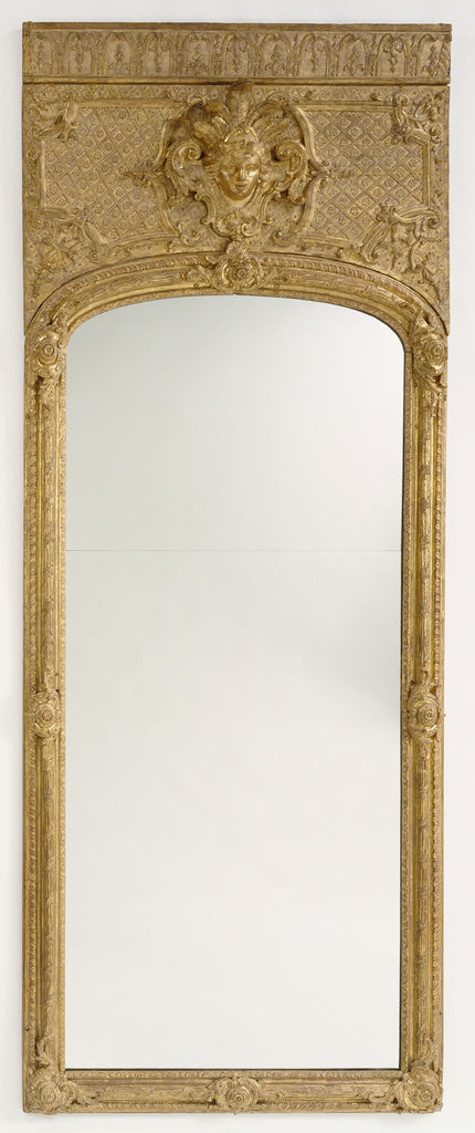 Unknown:Antique frame with modern mirror glass, Poster Print Wall Art