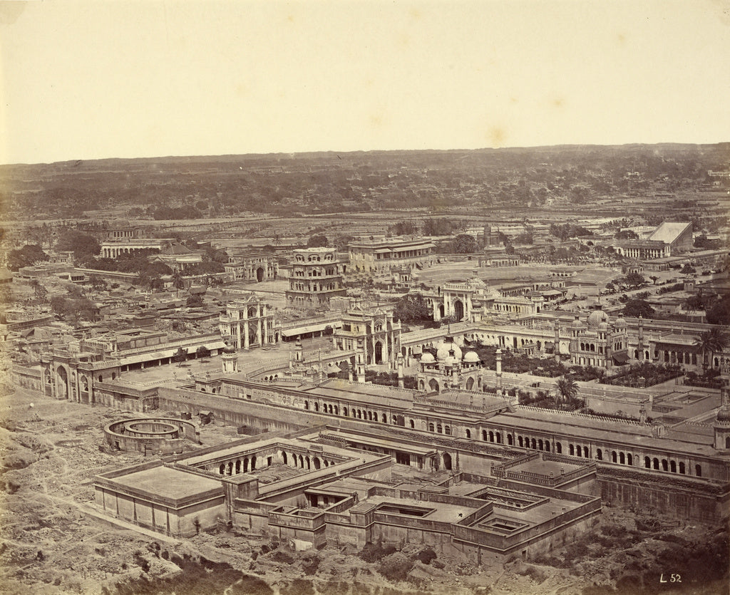 Felice Beato:[General View of Hosainabad and Its Vicinity, T, Poster Print Wall Art