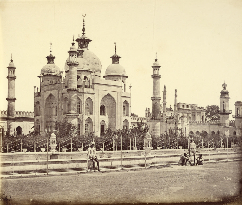 Felice Beato:[Mosque, in the Interior of the Hosainabad Imam, Poster Print Wall Art