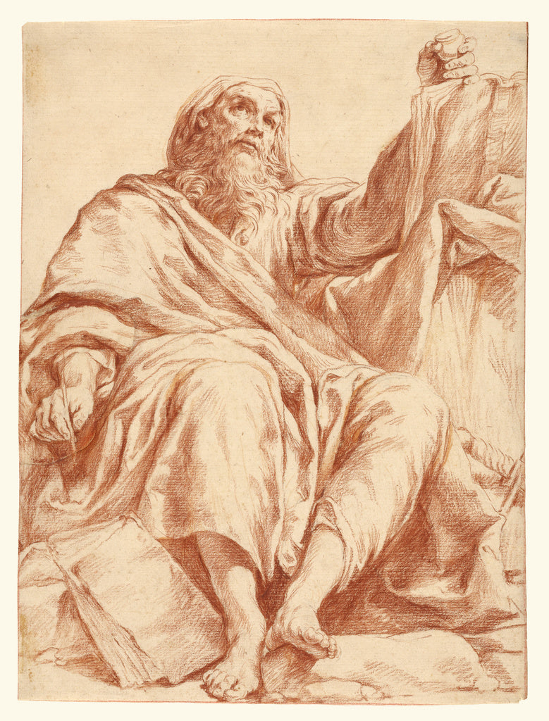 Giuseppe Maria Crespi , 1665 - 1747):Saint Paul, Poster Print Wall Art