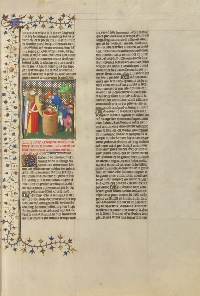 Boucicaut Master Illuminator:Cyrus the Great, Founder of the, Poster Print Wall Art