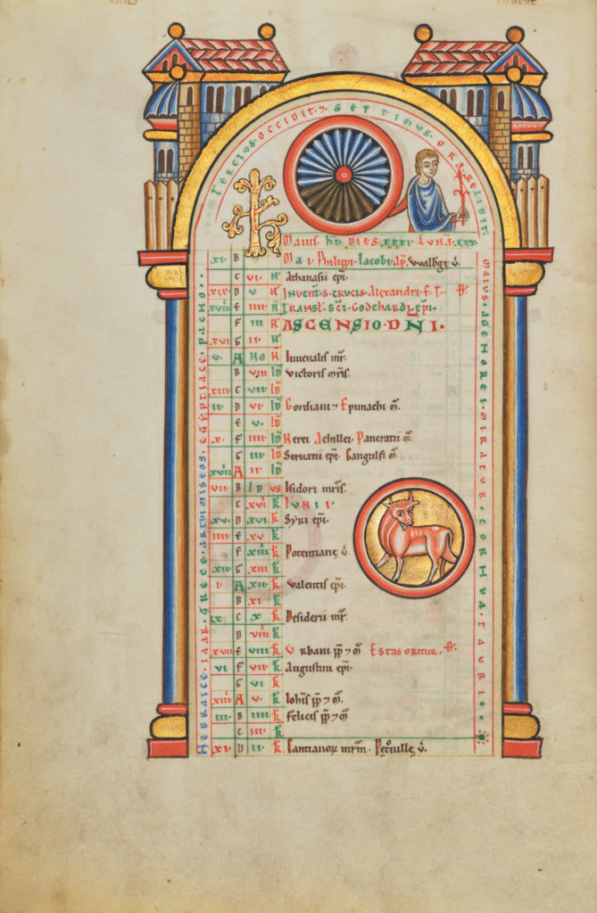Unknown:Mercury (?); Zodiacal Sign of Taurus, Poster Print Wall Art