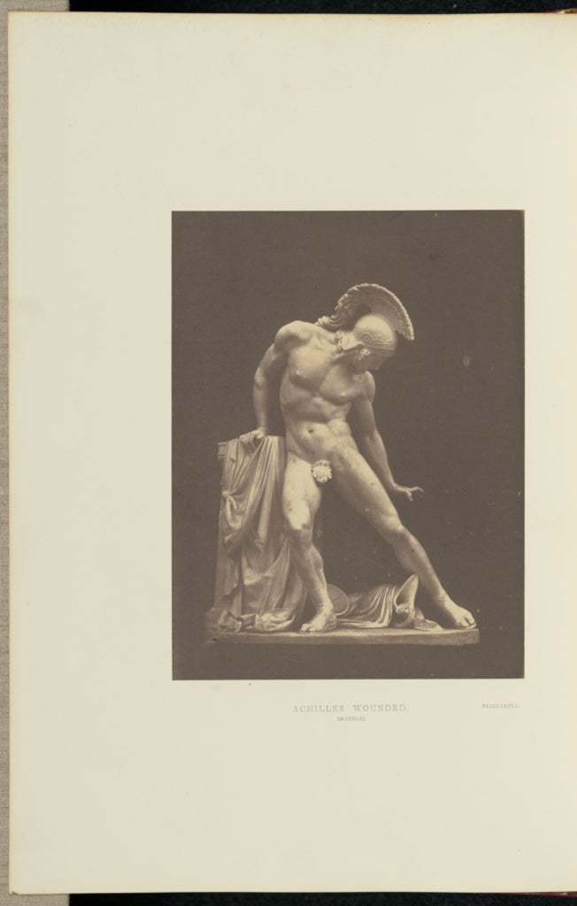 Claude-Marie Ferrier:Achilles Wounded, Poster Print Wall Art