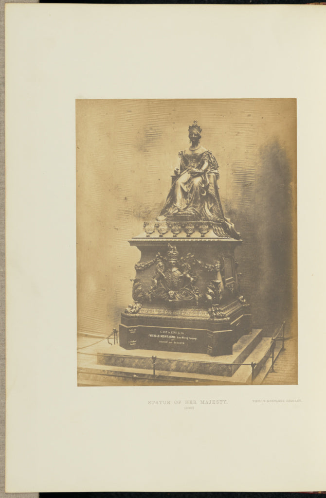Claude-Marie Ferrier:A Statue of Her Majesty, Poster Print Wall Art