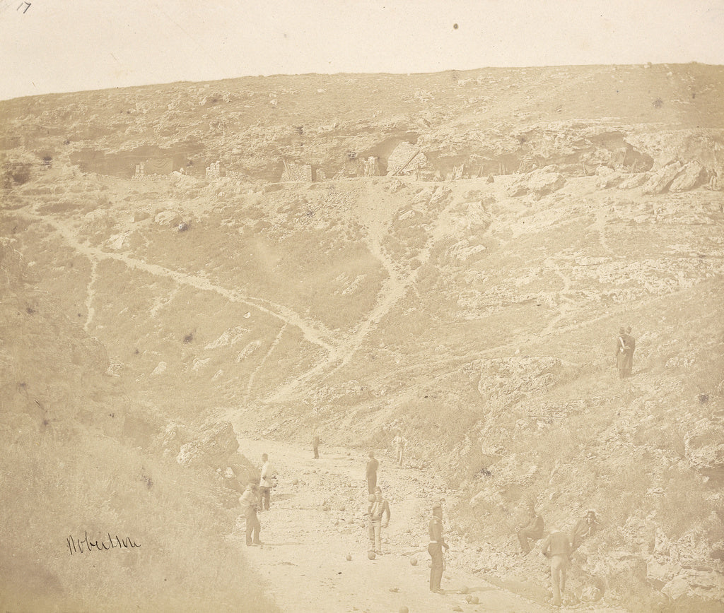 James Robertson:Woronzoff Ravine. The Road to the Trenches., Poster Print Wall Art