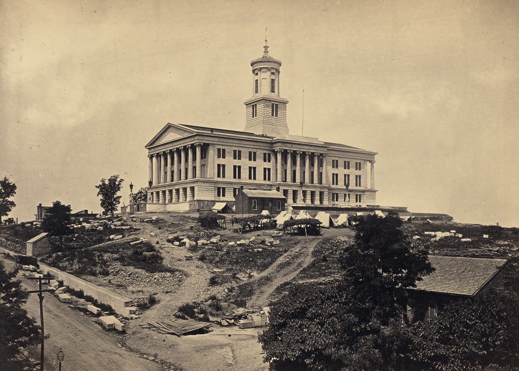 George N. Barnard:The Capitol Nashville, Tennessee, Poster Print Wall Art