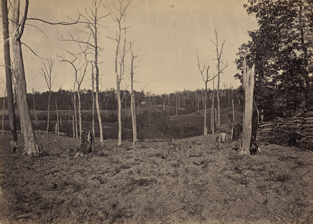 George N. Barnard:Battle Ground of Resacca, Georgia, No. 1, Poster Print Wall Art