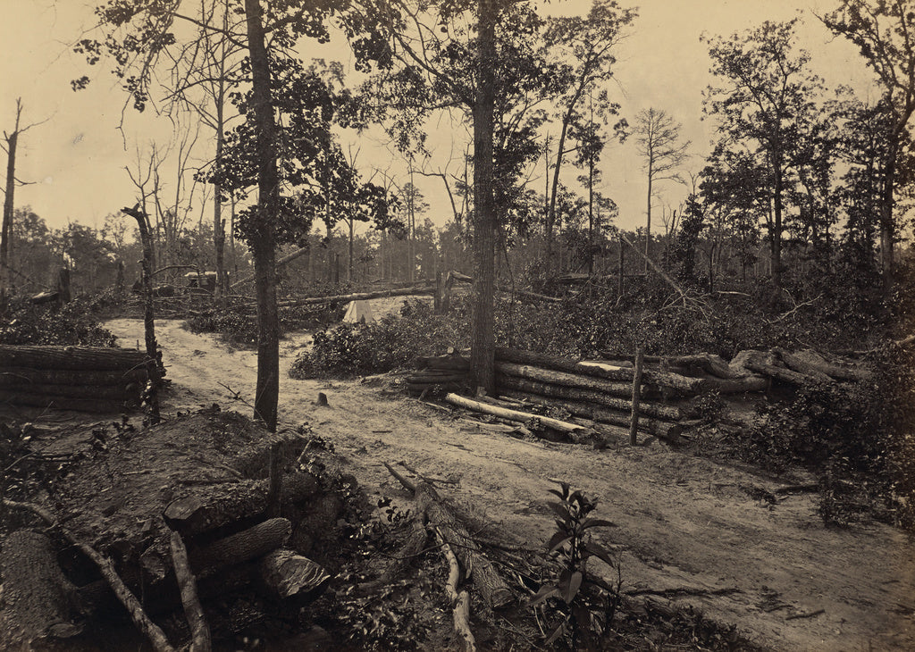 George N. Barnard:Battle Field of New Hope Church, Georgia, , Poster Print Wall Art