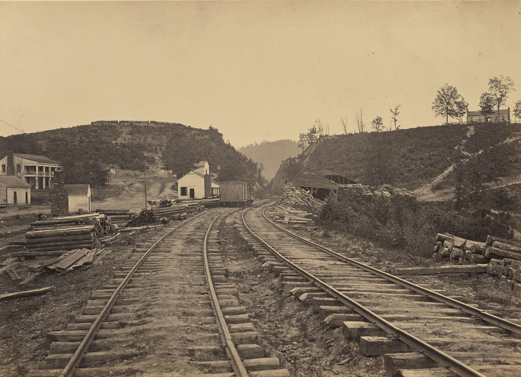 George N. Barnard:The Allatoona Pass Looking North, Georgia, Poster Print Wall Art