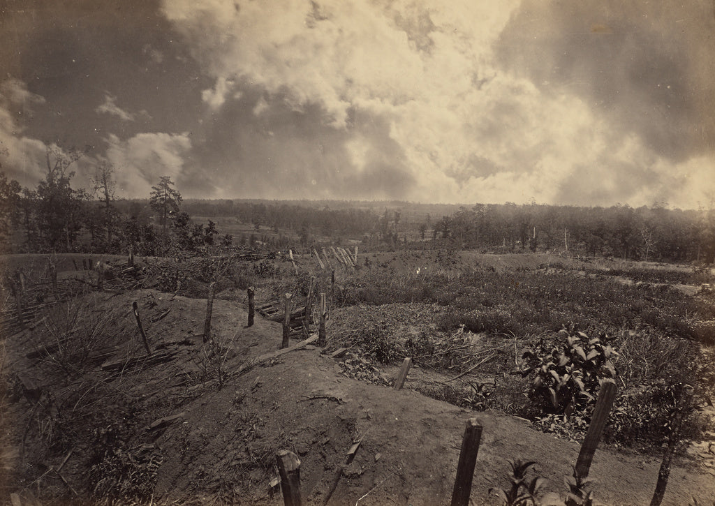 George N. Barnard:Battle Field of Atlanta, Ga., July 22d, 18, Poster Print Wall Art