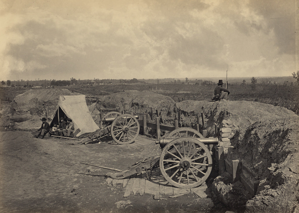 George N. Barnard:Rebel Works in Front of Atlanta, Ga., No. , Poster Print Wall Art