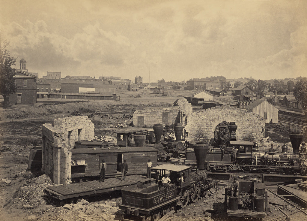George N. Barnard:City of Atlanta, Georgia, No. 1, Poster Print Wall Art