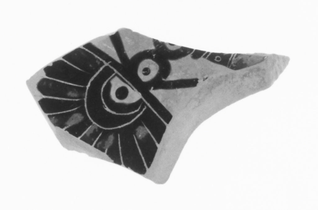 Unknown:Attic Black-Figure Nicosthenic Amphora Fragment, Poster Print Wall Art