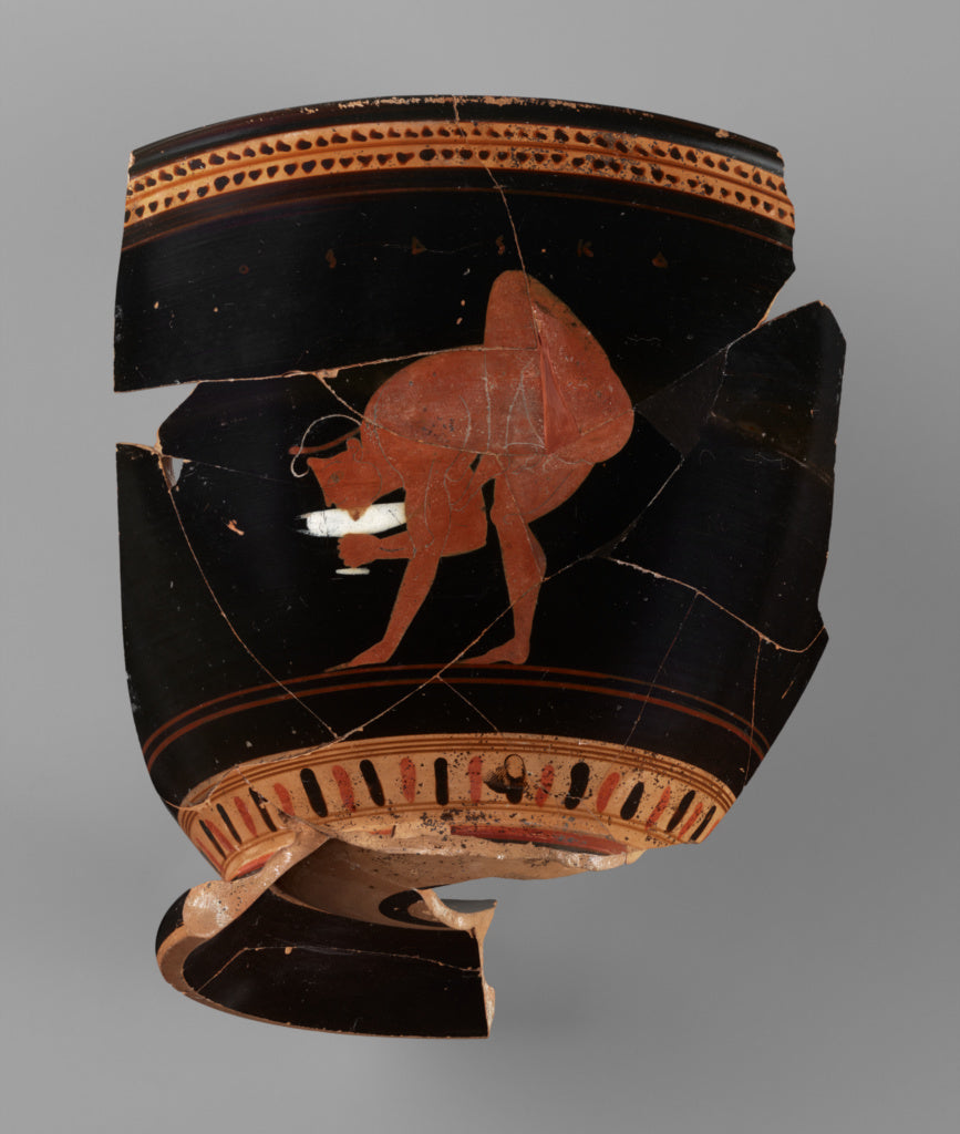 Theseus PainterAttributed to near the:Fragmentary Skyphos, Poster Print Wall Art