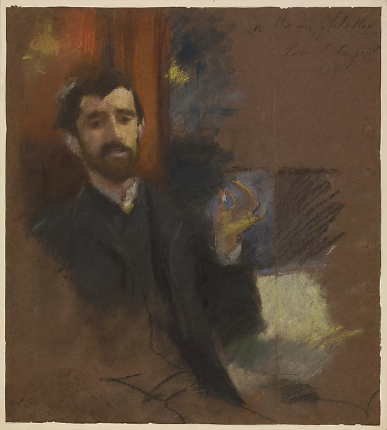 John Singer Sargent - Paul Helleu c1880, Poster Print Wall Art