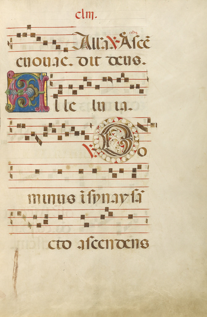 Unknown:Decorated Initial A; Decorated Initial D, Poster Print Wall Art