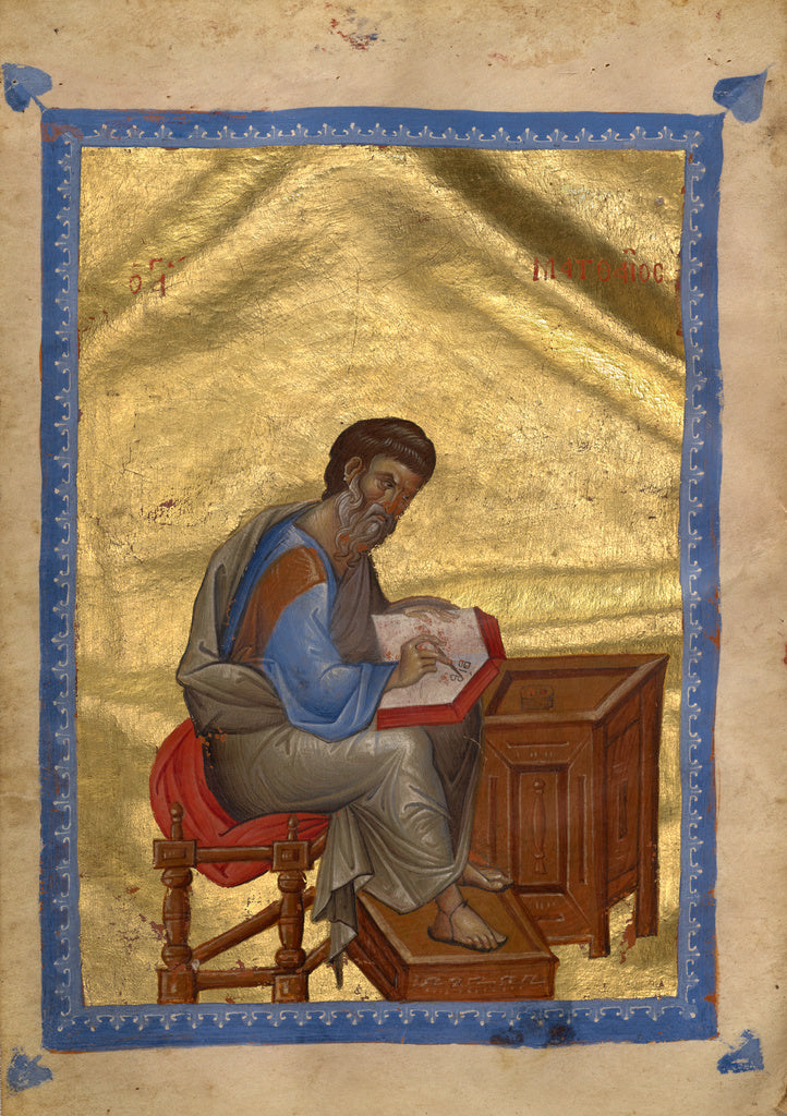 Unknown:Saint Matthew, Poster Print Wall Art