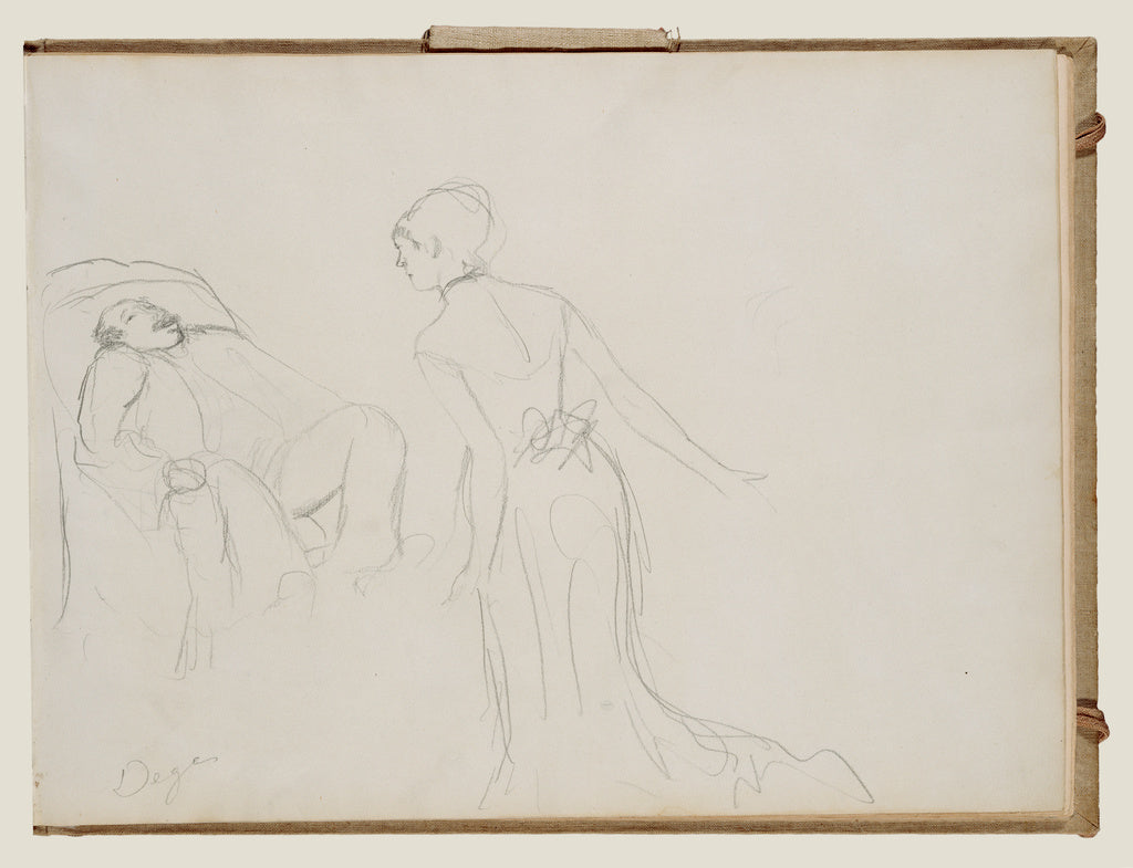 Edgar Degas:Café Concert Rehearsal,16x12"(A3)Poster