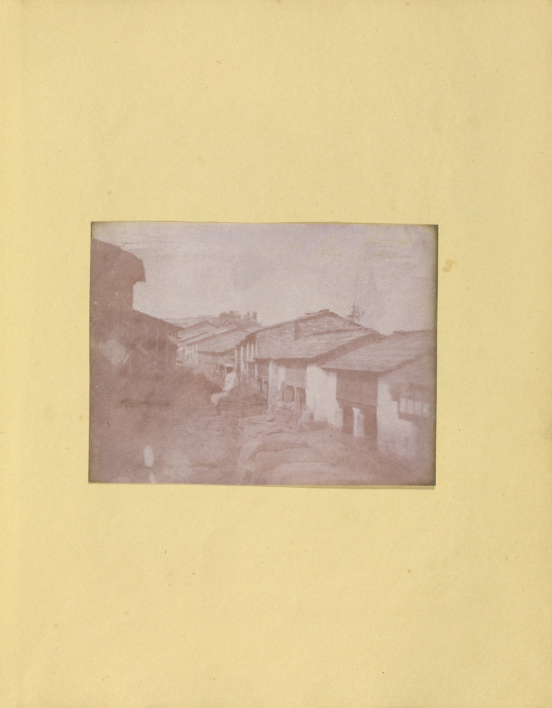 Unknown Artist maker, British, active India about 1843:[Village Str, Poster Print Wall Art