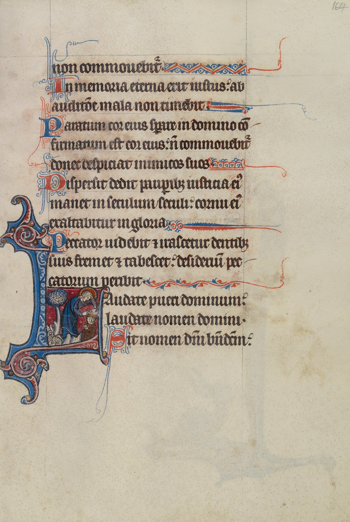 Bute Master:Initial L: Samuel Crowning David, Poster Print Wall Art