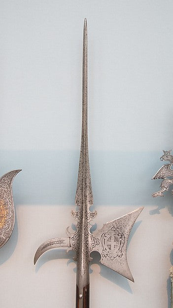 Halberd of Johann Georg I of Saxony as administrator of the b, Poster Print Wall Art