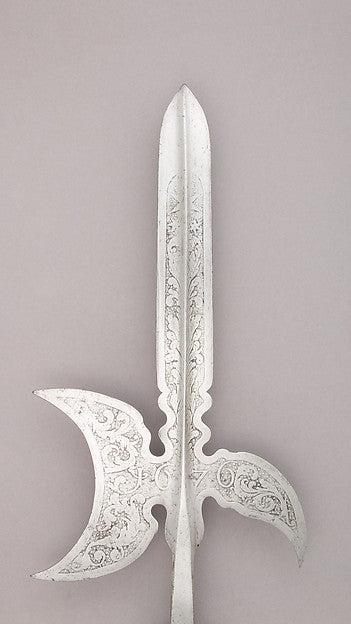 Halberd of Frederick of Hesse Prince-Bishop of Breslau dated, Poster Print Wall Art